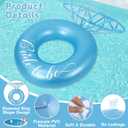 Bride Diamond Ring Pool Float & Towel Set Bachelorette Party Decor Inflatable Diamond Pool Float Bridal Shower Gift Engagement Party Favors Swimming Tube River Wedding Photo Prop Blue 53 x 40"