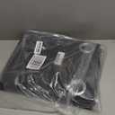 NICETOWN Pitch Black Solid Thermal Insulated Grommet Blackout Curtains/Drapes for Bedroom Window (2 Panels, 42 inches Wide by 63 inches Long, Black)