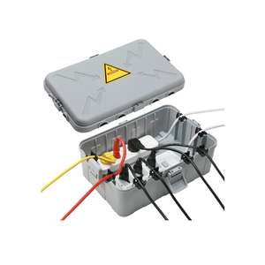 Hrensaw Large Outdoor Electrical Box(12.5x8.5x5inch),IP54 Waterproof Outdoor Outlet Covers,Weatherproof Extension Cord Covers Protect Outlet,Plug,Timer,Power Strip,Holiday Light,Grey