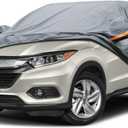 Premium Car Cover Custom Fit Honda HRV HR-V (1998-2025), 16 Layers Heavy Duty Car Cover Waterproof All Weather with Zipper Door for Sun Rain Snow Dust Uv Protection