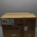 MZK 40V 12-inch Cordless Garden Tiller, 12In Width and 8.6In Depth Garden Rototiller,Battery Powered Garden Cultivator for Lawn/Gardening/Soil Cultivation(2 * 4.0Ah Battery&Charger Included),TC12D02