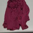 ANRABESS Womens Dress Long Lantern Sleeve Square Neck Elastic Waist Ruffle Flowy Swing A-Line Short Dresses 2025 Fall Fashion (Deep Purple), S