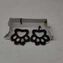 Black Paw Plaque With Hooks 5.91 x 1.77