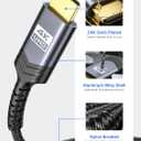JSAUX Mini HDMI to HDMI Cable 10FT, [Aluminum Shell, Braided] High Speed 4K 60Hz HDMI 2.0 Cord, Compatible with Camera, Camcorder, Tablet and Graphics/Video Card, Laptop, Raspberry Pi Zero W -Grey