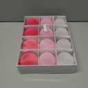 12 Pieces Velvet Valentines Day Hanging Balls Ornaments - Pink & Red Balls for Home Decor