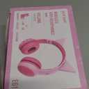 gorsun Kids Bluetooth Headphones, Over-Ear Toddler Headphones with Microphone, 85dB/94dB Volume Limited, 68H Playtime, Bluetooth 6.0, Portable Kids Wireless Headset with Cat Ears (Pink)