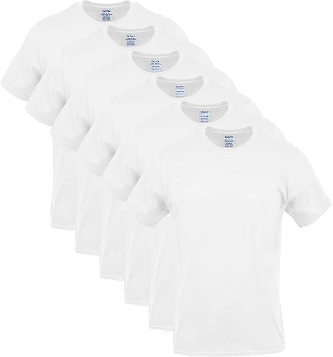 Gildan Men's Crew T-Shirts, Style G1100 (Medium), 6Pack