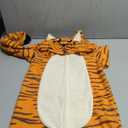 Sincere Party Tiger Onesie Novelty Tiger Jumpuit with EMB Face Costume for Kids L(8-10)