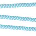 3 x Jacent Stylish Biodegradable Paper Straws, 24 Count per Package, Blue, 1-Pack