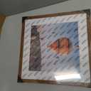 Wood 16x16 Picture Frame with 12x12 Mat Deep Brown, Display 12x12 with Mat or 16x16 without Mat, Wood 16 by 16 Photo Frame, 16 x 16 Frame for Wall Hanging Display, Deep Brown