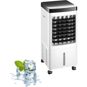 Airvots Portable AC Windowless, Punovo Portable Air Conditioner, Movable Smart Touch Air Conditioner for Room, Stand up Room Cooler Indoor Ac Unit with 10L Water Tank, 3 Speeds