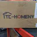 2-Tier Rolling Utility Cart with White Shelves and White Metal Frame, Industrial Mobile Storage Trolley on Wheels for Kitchen, Office, Bathroom, Living Room