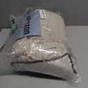 Beige Linen Curtains 84 Inch Length Pinch Pleated 2 Panels for Living Room Bedroom Apricot Oatmeal Semi Sheer Window Curtain Boho Neutral Back Tab Pinch Pleat Drape with Rings Hooks, 84 Inches Long