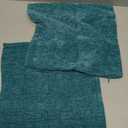 CaliTime Throw Pillow Covers Decorative 12 X 12 Inches Pack of 2 Cozy Chenille Cushion Cases for Couch Sofa Bed Living Room Home Smoke Blue