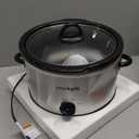 Crock-Pot SCCPVL600S Cook' N Carry 6-Quart Oval Manual Portable Slow Cooker, Silver