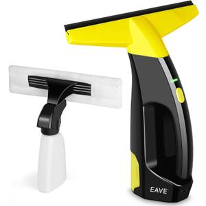 Rechargeable Window Vac, Power Window Vacuum Cleaner Set, Window Squeegee Electric Cleaning Tool for Windows, Tiles, Mirrors, 200ml Water Tank