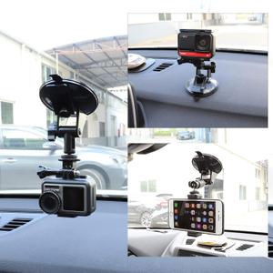 PellKing Action Camera Suction Cup Mount with Adhesive Pad for Car Dashboard Vehicle Windshield & Window Holder Compatible GoPro Hero 13 12 11 10 9 8 7 6 4 5, DJI Osmo Action 2 3 4 5, Akaso, Insta360
