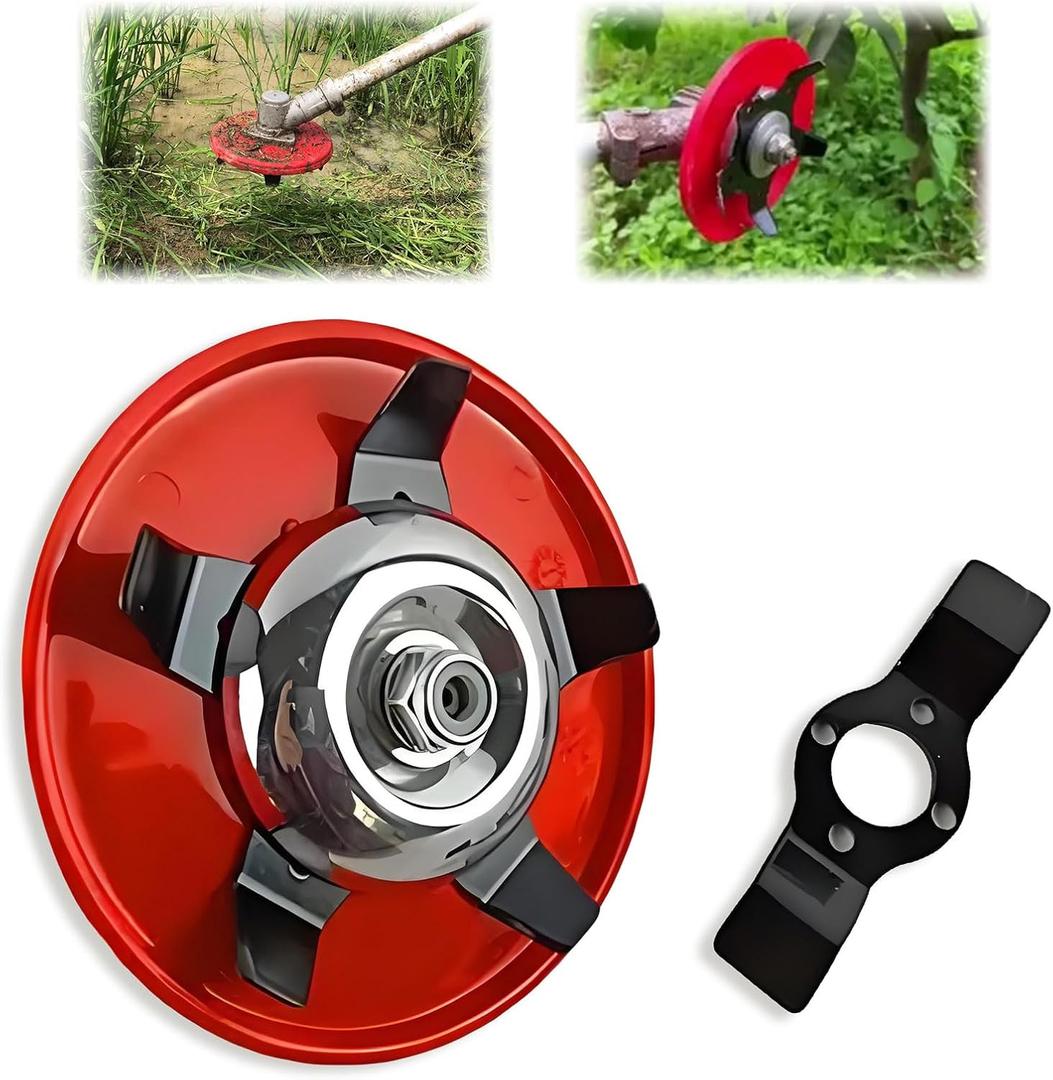 Upgraded Weeding Disc, 2025 New Universal Weeding Disk, Multifunctional Trim Season Weeder Plate, Amphibious Weeding Disc for Trimmer Weeds Blade Cutter