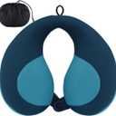 INFANZIA Kids Chin Supporting Travel Neck Pillow, Helps Support Head and Neck, Comfortably Designed for Head, Neck, and Chin Support - Gifts for Toddler/Child/Kids, Red
