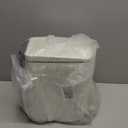 Small Bathroom Trash Can with Lid Soft Close-6L/1.6 Gal Slim Step Garbage Can-Metal Pedal Wastebasket-Narrow Rectangle Garbage Container Bin for Corner Office, Bedroom, Toilet, Live Room-Beige