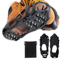 ICE Snow Traction Cleats Crampons Anti-Slip Snow Shoes Cleats Walking on Snow Ice Winter Walking Boots Cleats for Men Women, Size: Medium (5.5-7men/7-8.5women)