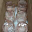 Amzcku 16 oz Rose Pink Mason Jars with Lids, 6 Pack Regular Mouth Quart Canning Jar, Safe For Storage, Canning, Pickling, Preserving, Fermenting, DIY Crafts & Decor