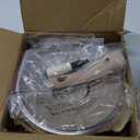 CAROTE 8 Inch Non Stick Frying Pan with Lid,White Granite Nonstick Skillet Omelet Pans, Egg Pan Granite Cookware, PFOS & PFOA Free