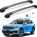 Lockbale 300lbs Roof Rack Cross Bars Fit for Volkswagen VW Atlas 2017-2026 (Not for Atlas Cross Sport), Heavy Duty Aluminum Roof Rails Crossbars Rooftop Cargo Bars Luggage Bike Kayak Racks