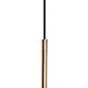 KCO Lighting Mid Century Modern Milk Glass Pendant Light Large White Globe Hanging Light Gold Ceiling Light Fixture 1 Light Pendant Lighting Brushed Brass Hanging Light Fixture