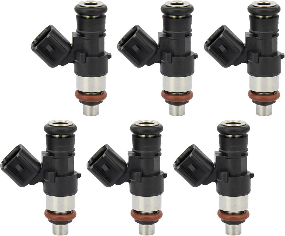 Fuel Injectors Compatible with Ford Edge/Flex/Fusion/Taurus/Taurus X, Lincoln MKS/MKT/MKX/MKZ, Mazda CX-9/6, Mercury Sable 2007-2015 V6 3.5L 3.7L Replace# FJ1000, 62399, 0280158091