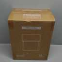 Mbillion Kitchen Compost Bin Hanging Trash Can with Lid 2.1 Gallon Stainless Steel Garbage Can for Kitchen Cabinet Door Mounted Trash Can Under Sink Door RV Bathroom,White