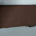 Deep Brown Linen Back Tab Curtains 102 Inches Long 2 Panels Set for High Windows -Rustic Hooks Belt Pinch Pleated Look Easy Sliding Curtains Pocket Light Filtering Semi Privacy Drapes 52”x102” Length