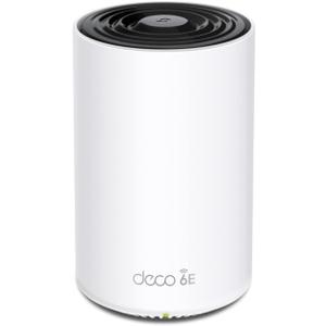 TP-Link Deco XE75 Pro AXE5400 Tri-Band WiFi 6E Mesh Router - 2.5G WAN/LAN Port, 2 x Gigabit LAN Ports, Covers up to 2900 Sq.Ft, Replaces WiFi Router and Extender, AI-Driven Mesh, 6GHz Band, 1-Pack