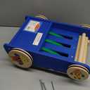 Melissa & Doug Deluxe Chomp and Clack Alligator Wooden Push Toy and Activity Walker