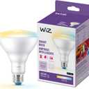 WiZ 65W BR30 Tunable White LED Smart Bulb - Pack of 1 - E26- Indoor - Connects to Your Existing Wi-Fi - Control with Voice or App + Activate with Motion - Matter Compatible
