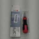 SHARDEN Multi Screwdriver 13-in-1 Screw Driver Adjustable Screwdriver Set Multitool All in One with Torx Security, Flat Head, Phillips, Hex, Square and 1/4 Nut Driver (Extendable-NoRatchet, Red)