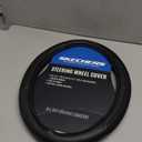 Skechers Steering Wheel Cover, Air Cool Mesh Leather Steering Wheel Cover Universal Fit 14" 1/ 2-15" Car Wheel Protector for Men Women Fit Suvs, Vans, Sedans, Car, Trucks, Black