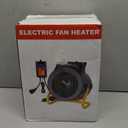 Noarixa Greenhouse Heater with Digital Thermostat, 1500W/750W Electric Grow Tent Heater, IPX4 Waterproof, Overheat Protection, Fast Heating for Patio, Flower Room, Green House, Ourdoor, Black