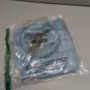 Blooming Jelly Womens Button Down Shirts 3/4 Sleeve Dressy Casual Tops Pleated Satin Silk Business Blouses 2026 (Blue, S)