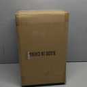 YFXCVSL 4 Tier Plastic Storage Bins with Lid 23QT, Stackable Storage Containers with Wheels, Folding Storage Boxes, Stackable Storage Bins, Organizers and Storage for Living Room,Office,Dorm (White)