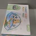 Baby Gym Play Mat, 8-in-1 Tummy Time Mat & Ball Pit with 6 Toys, Washable Baby Activity Play Mat for Visual, Hearing, Sensory, Motor Development, Baby Toys Gift for Toddler Infant 0-3-6-9-12 Months