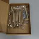 HOME EDIT 10 Pack 10 Inch Champagne Bronze Cabinet Handles Solid Zinc Alloy Pulls for Kitchen Cupboard & Drawer Hardware