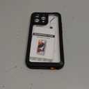 Temdan Compatible with iPhone 16 Pro Max Case Waterproof, Built-in Screen & Camera Protector IP68 Underwater Full Body 16FT Military Dropproof Shockproof Phone Case 6.9"-Black/Clear