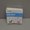 Dog Lick Bowl, Bestalk Anxiety Relief Lick Mat for Dogs, Non-Slip Freeze Licking Bowl Enrichment Puzzle Feeder for Distraction, BPA Free Silicone, Dishwasher Safe (Purple, L)