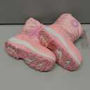 Ahannie Boys Girls Snow Boots Toddler Kids Winter Boots Water Resistant Warm Side Zipper Shoes(Toddler/Little Kid) (Pink) 32