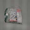 1.2 Gallon Small Trash Bags Drawstring - White Mini Garbage Bags (Fit 1-1.3 Gallon) 5 Liter 60 Count Unscented Strong Plastic Tiny Little Waste Basket Liners for Kitchen Car Office Magesh