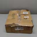 HuixuTe 24" Modern Geometric Ceiling Light Fixture, White Dimmable 3 Colors LED Close to Ceiling Light Fixtures with Remote, Low Profile Flush Mount Ceiling Light for Kitchen, Living Room