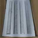 Carrara White 8 Pack of 2x12'' Marble Chair Rail Trim Molding Polished Ogee Edge Trim Tile for Bathroom