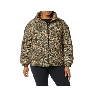 Amazon Essentials Women's Relaxed-Fit Mock-Neck Short Puffer Jacket, Size 4X