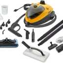 Wagner Spraytech 2494184 915e On-Demand Steam Cleaner & Wallpaper Removal, Multipurpose Power Steamer, 18 Attachments Included (Some Pieces Included in Storage Compartment) For Floor